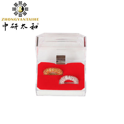 Le massage d'acuponcture de doigt usine l'or Ring Type argenté ZhongYan TaiHe