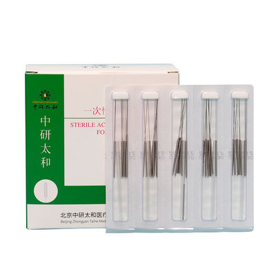 Zhongyan Taihe aiguilles d'acupuncture stériles jetables de haute qualité 500 pièces thérapie d'acupuncture