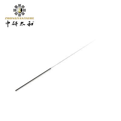 aiguilles jetables d'acuponcture de 500pcs Zhongyan Taihe avec le tube inoxydable de poignée de ressort