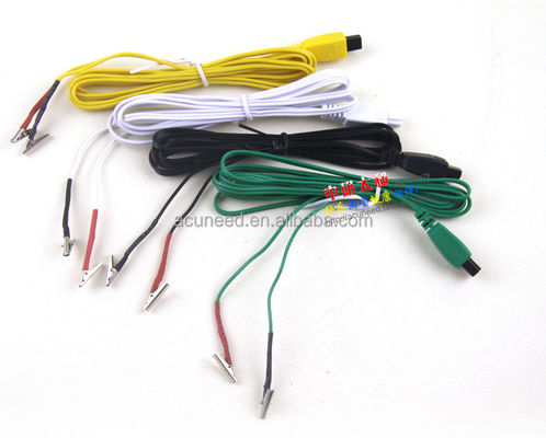 câble rapide de l'agrafe 3A pour le stimulateur KWD808 d'acuponcture