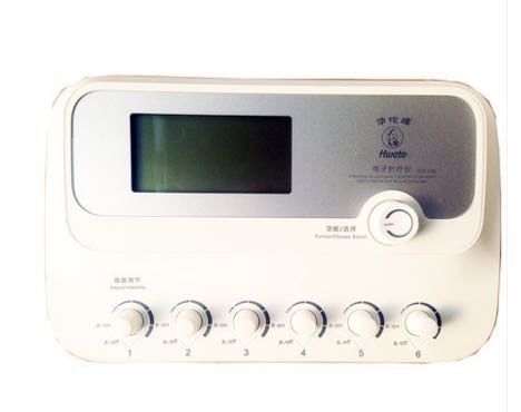 Appareil électronique d'acupuncture fonctionnant à batterie Appareil blanc pour l'acupuncture et le traitement de la relaxation musculaire