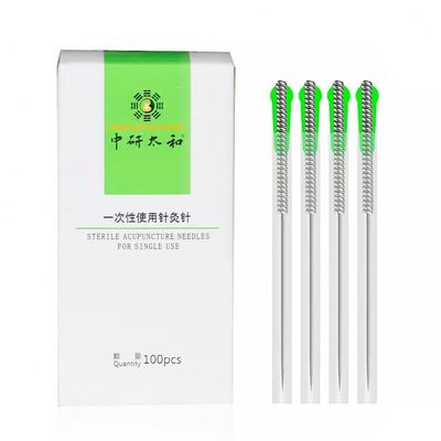 Aiguilles d'acupuncture en acier inoxydable pour le visage