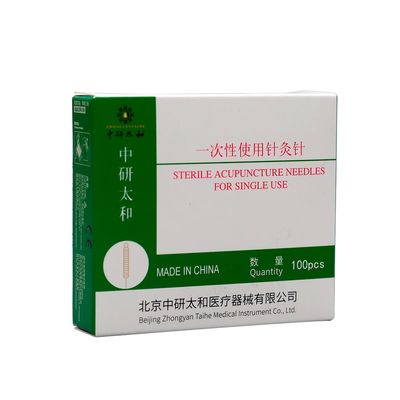 Aiguilles d'acupuncture stérilisées à usage unique de 0,20 à 0,40 mm pour les soins de beauté