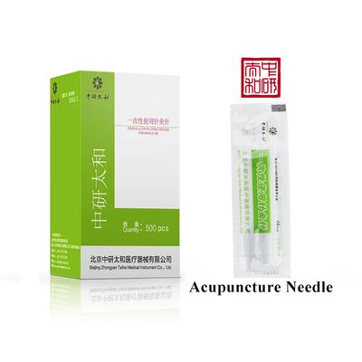 Aiguilles d'acupuncture pointues à usage unique pour la beauté du visage