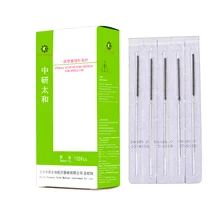 Autocollant d' aiguille d' acupuncture en acier inoxydable / Aiguilles d' acupuncture jetables pour la médecine chinoise