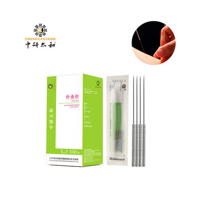 10 mm de longueur de poignée d'acupuncture droite Aiguilles intradermiques pour la médecine traditionnelle chinoise et le soulagement de la douleur