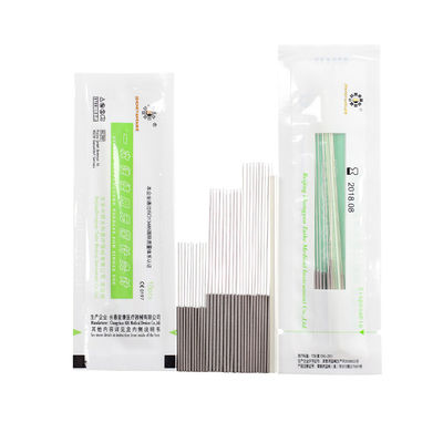 10 mm de longueur de poignée d'acupuncture droite Aiguilles intradermiques pour la médecine traditionnelle chinoise et le soulagement de la douleur