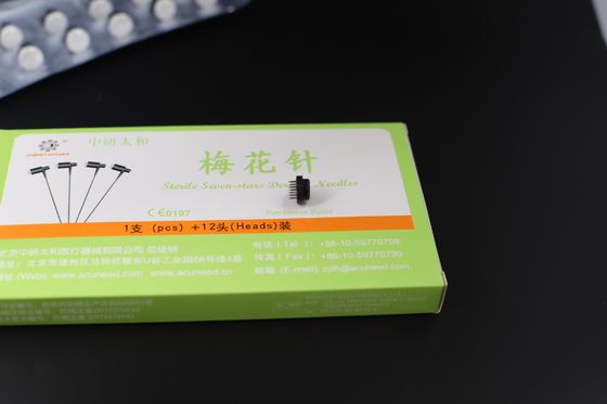 Aiguilles d'acupuncture de classe II, aiguille fleur de prunier, outil médical professionnel pour la thérapie traditionnelle et la stimulation cutanée