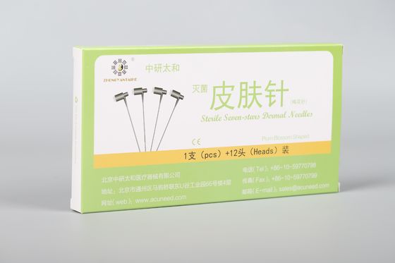 15 cm stérile Dermique Plume Blossom Aiguille Le meilleur choix pour le traitement d'acupuncture