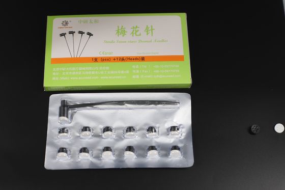 Aiguilles d'acupuncture de classe II, aiguille fleur de prunier, outil médical professionnel pour la thérapie traditionnelle et la stimulation cutanée