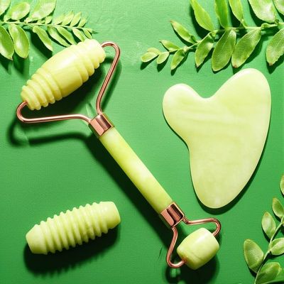 Experience the Benefits of Jade Roller Gua Sha Set for Full Body and Facial Massage