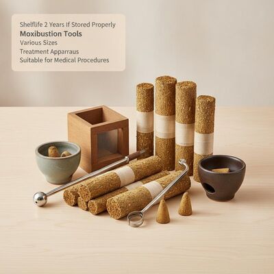 Durée de conservation 2 ans si elle est stockée correctement Moxibustion outils de différentes tailles Appareils de traitement adaptés aux procédures médicales
