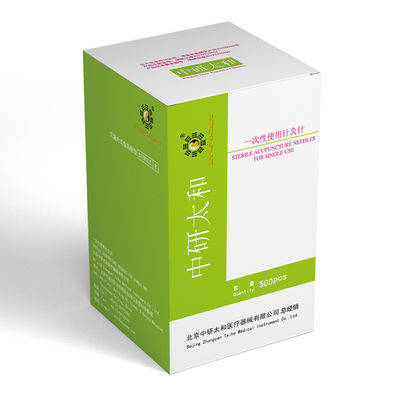 Aiguilles d'acupuncture Zhongyan Taihe argentées Aiguilles intradermiques pour l'acupuncture du visage