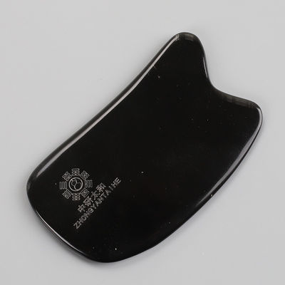 Plaque de jade vert de grattage de planche de guasha naturel outil de masseur traditionnel