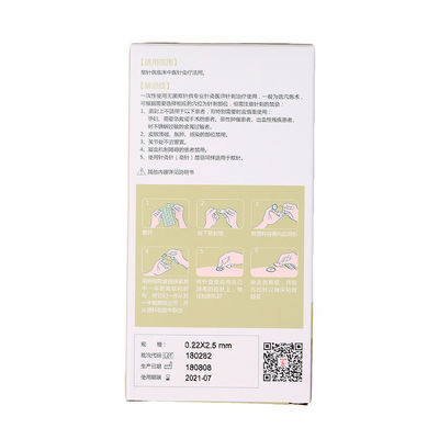 Thérapie d'acupuncture efficace avec 5 ans de durée de conservation Aiguilles thérapeutiques d'acupuncture Pointe aiguisée