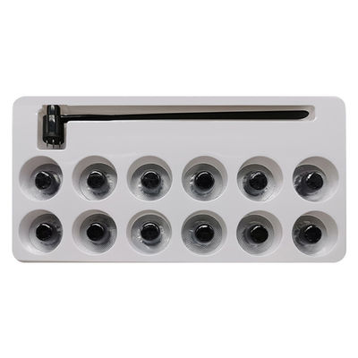 15 cm stériles professionnels Plume Blossom aiguilles outil essentiel d'amélioration du corps 12pcs / boîte