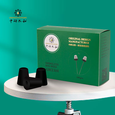 Bâton de Moxibustion de carbonisation, Moxa sans fumée pur Rolls