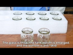 Ensemble de ventouses chinoises anti-âge en verre transparent pour le visage et le corps